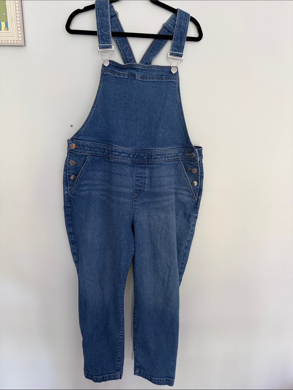 Lane Denim Classic Blue Denim Overalls